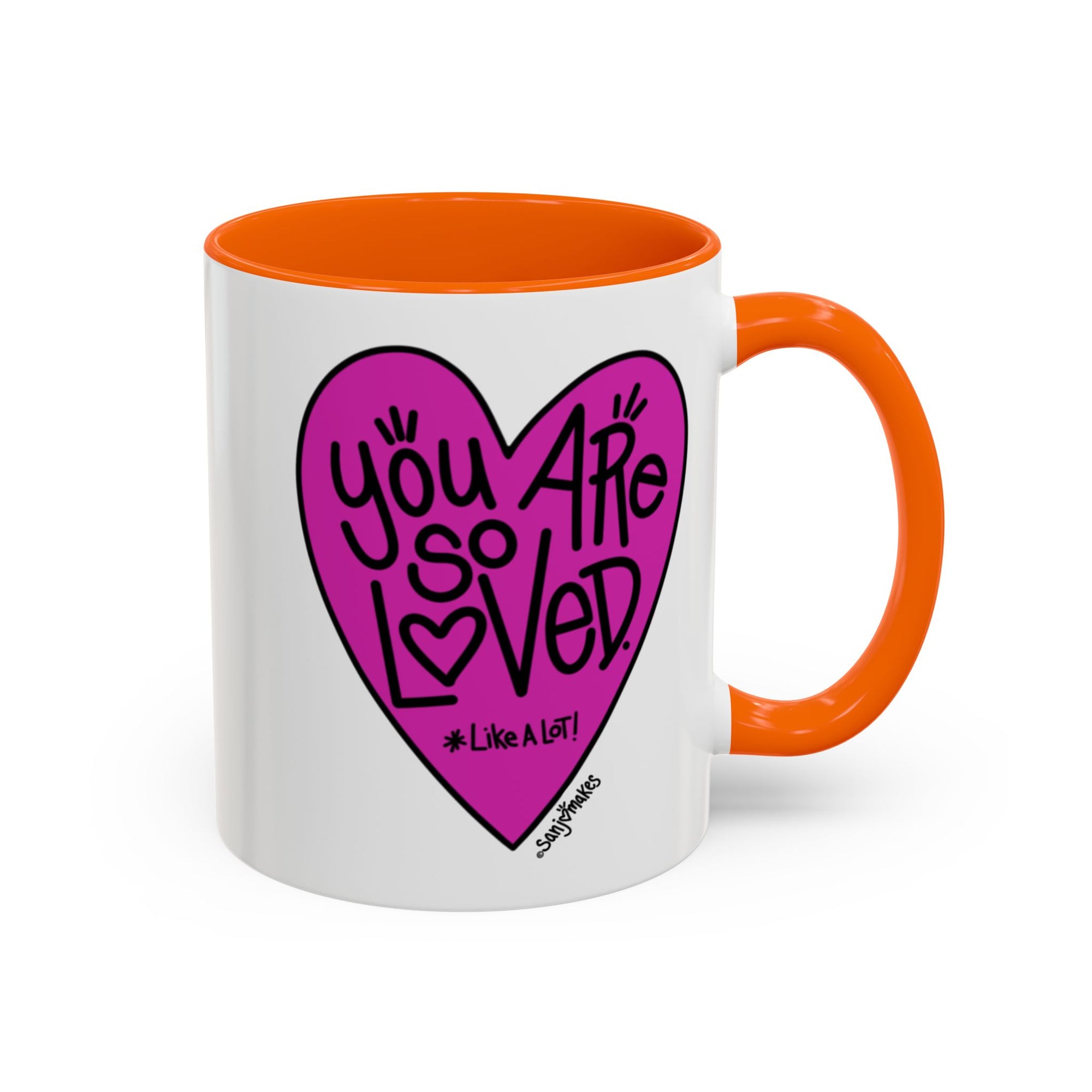 'You Are So Loved' Heart Mug  (11oz and 15oz)