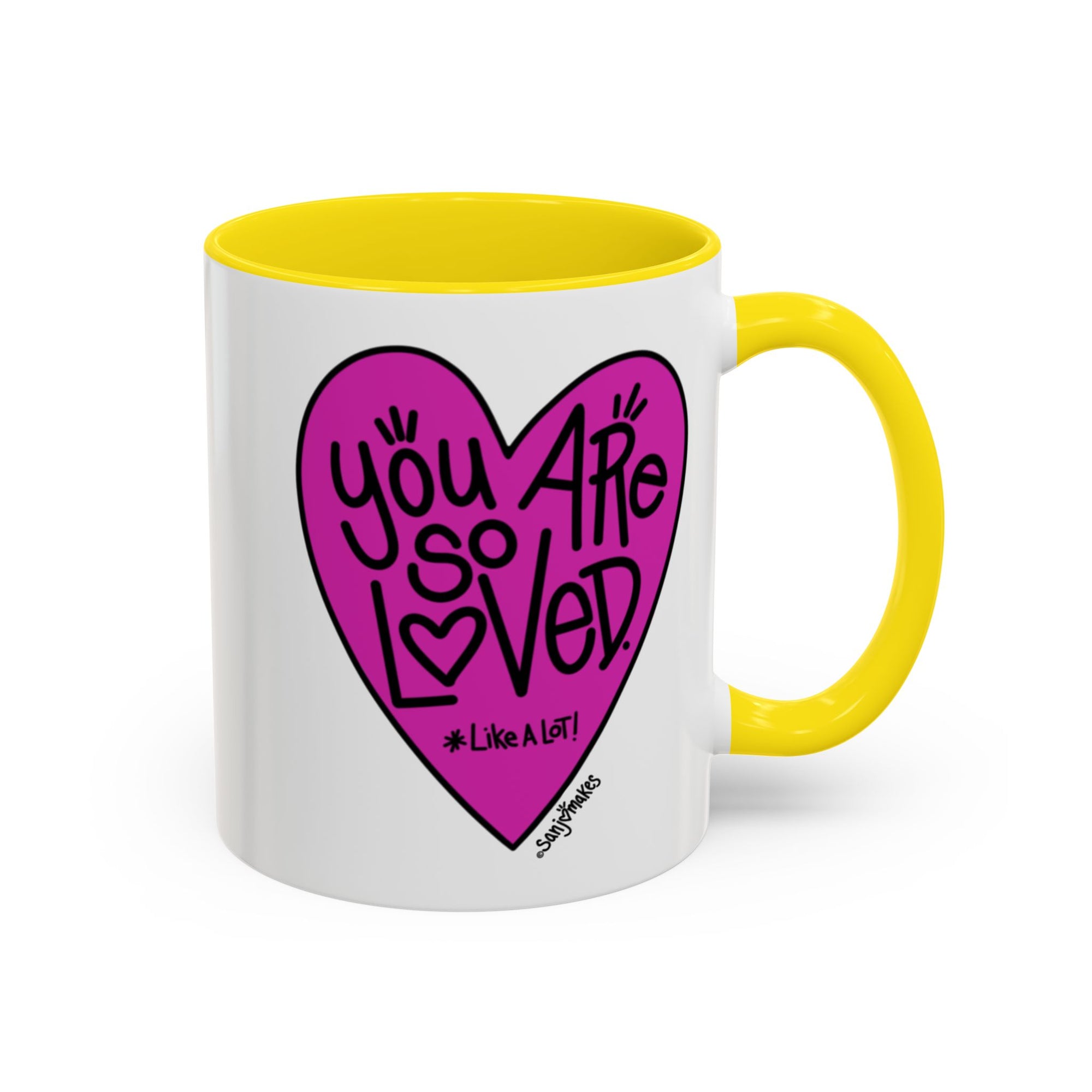 'You Are So Loved' Heart Mug  (11oz and 15oz)