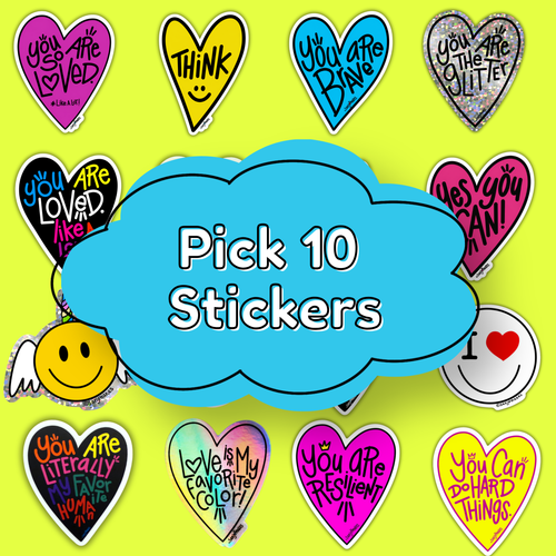 10-Pack of Stickers