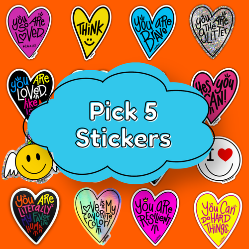 5-Pack of Stickers
