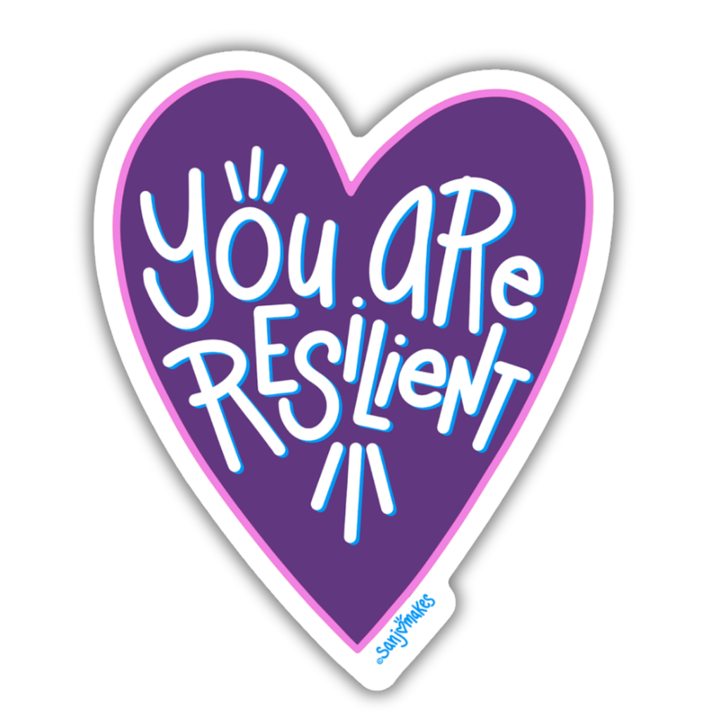 'You Are Resilient' (Purple) Cling