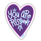 'You Are Resilient' (Purple) Cling