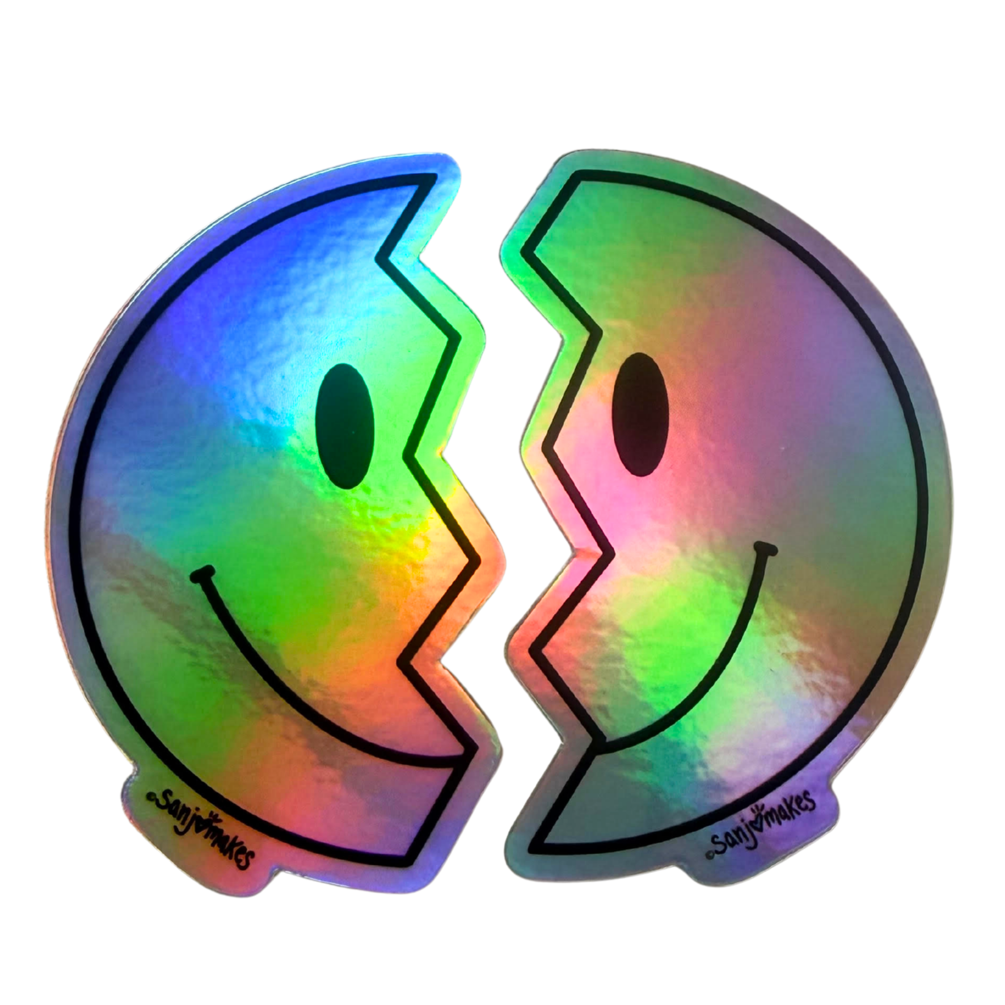 "C U Soon!" (1 for you & 1 for someone you love) Holographic Vinyl Sticker Set