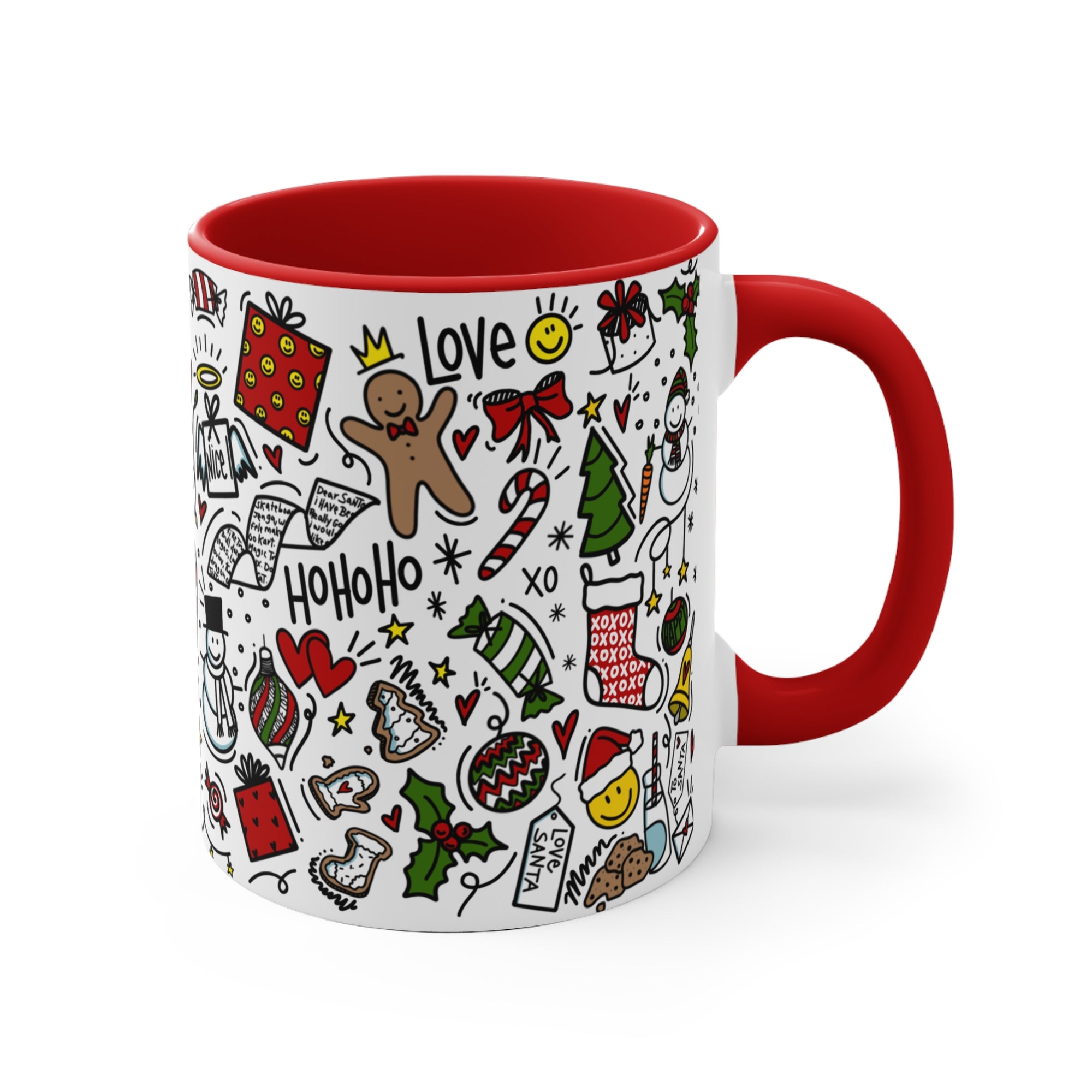 Christmas Doodle Holiday Mug (11oz)