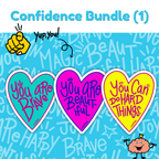 Confidence Bundle (Aqua, Pink, Yellow) Clings