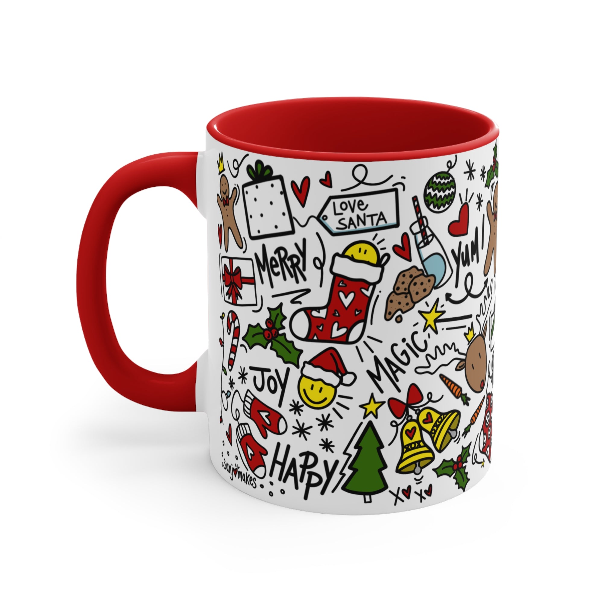 Christmas Doodle Holiday Mug (11oz)