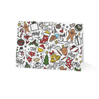 Christmas Doodle Holiday Card