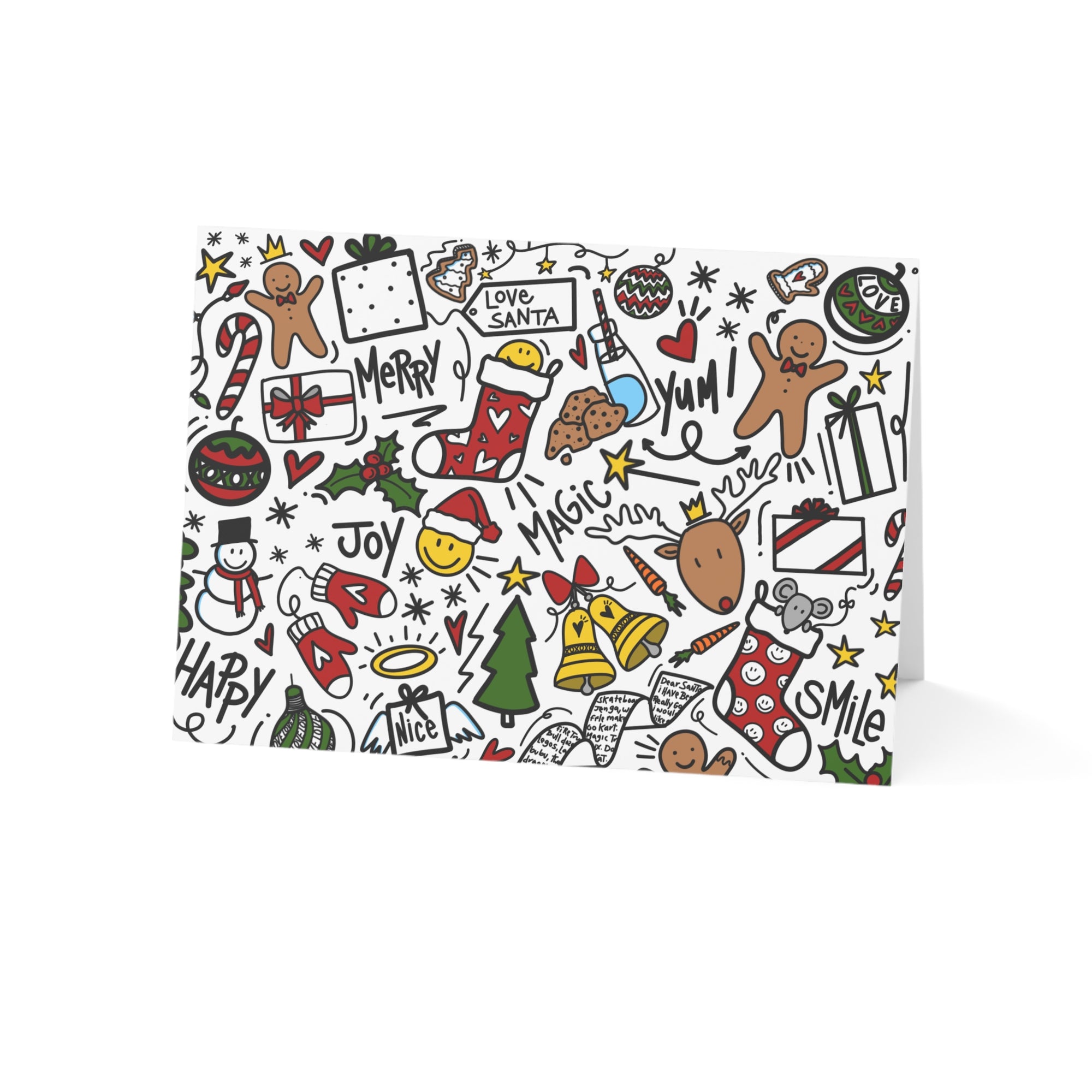 Christmas Doodle Holiday Card
