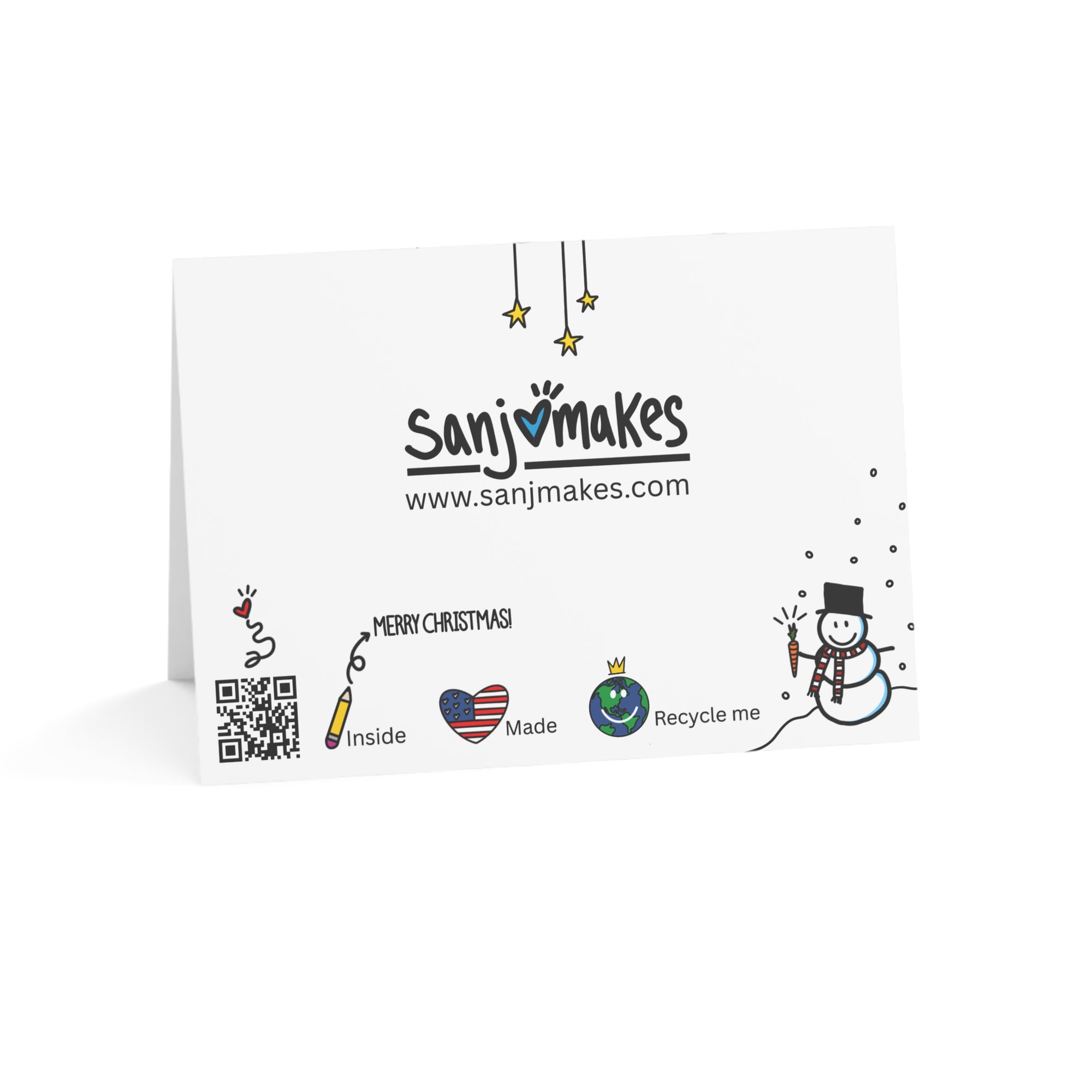 Christmas Doodle Holiday Card