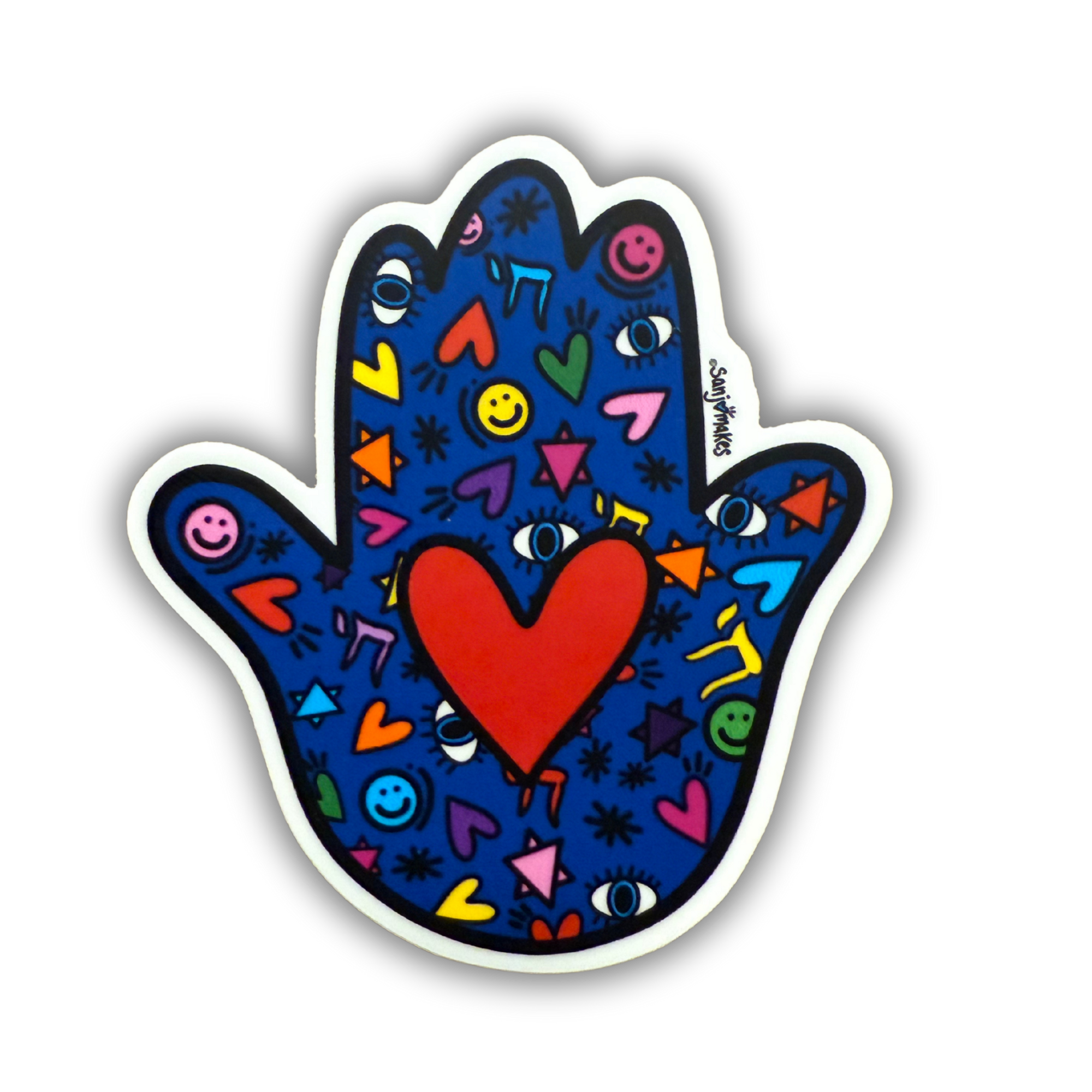 "Hamsa Love" Vinyl Sticker