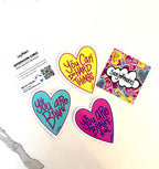 Confidence Bundle (Aqua, Pink, Yellow) Clings