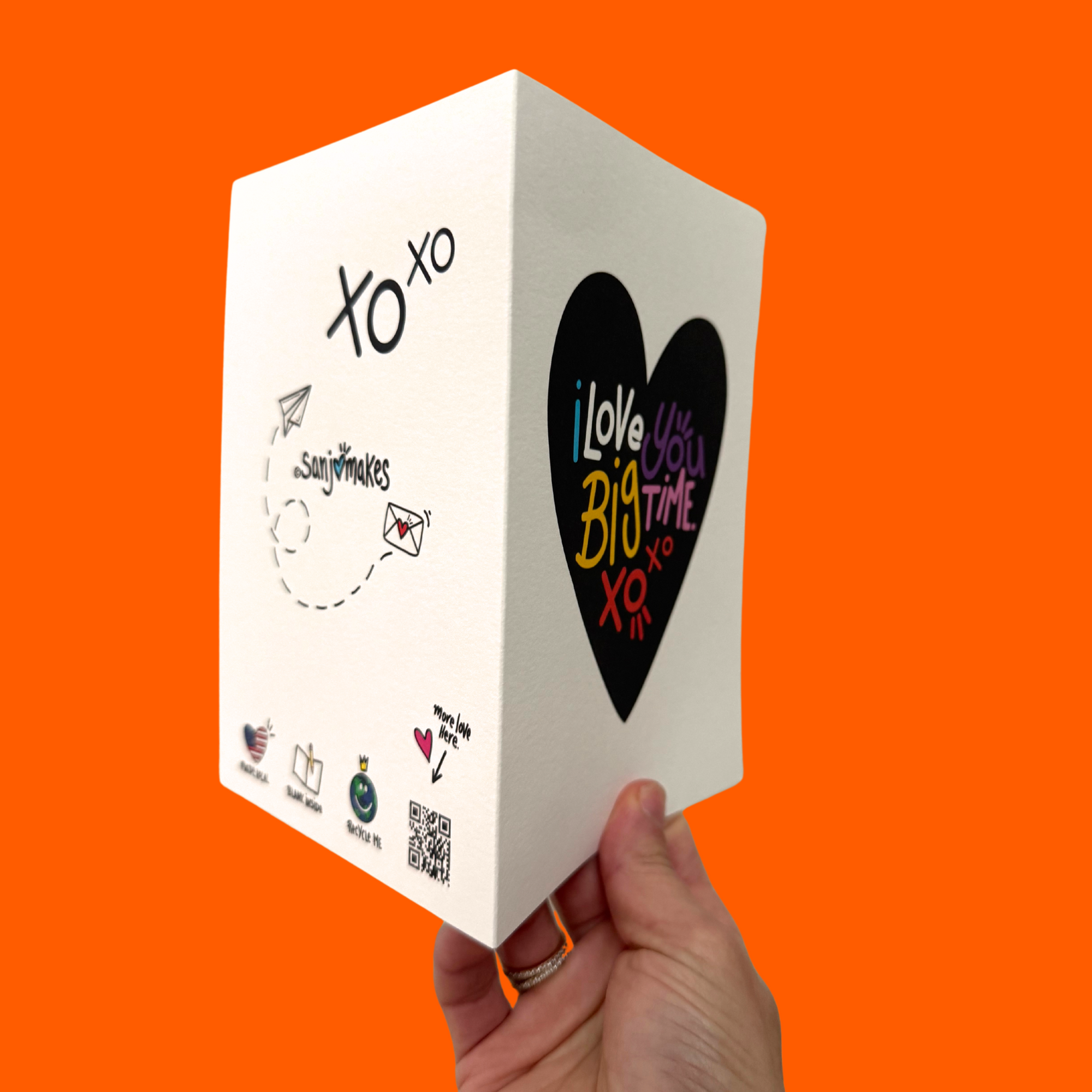 'I Love You Big Time' Greeting Card