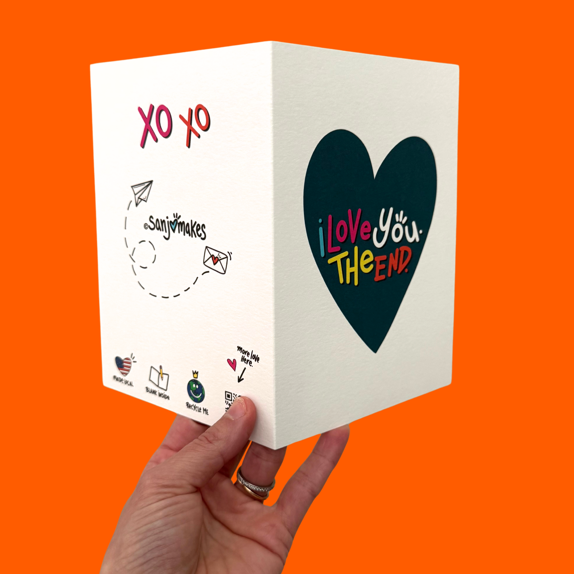 "I Love You. The End." Greeting Card