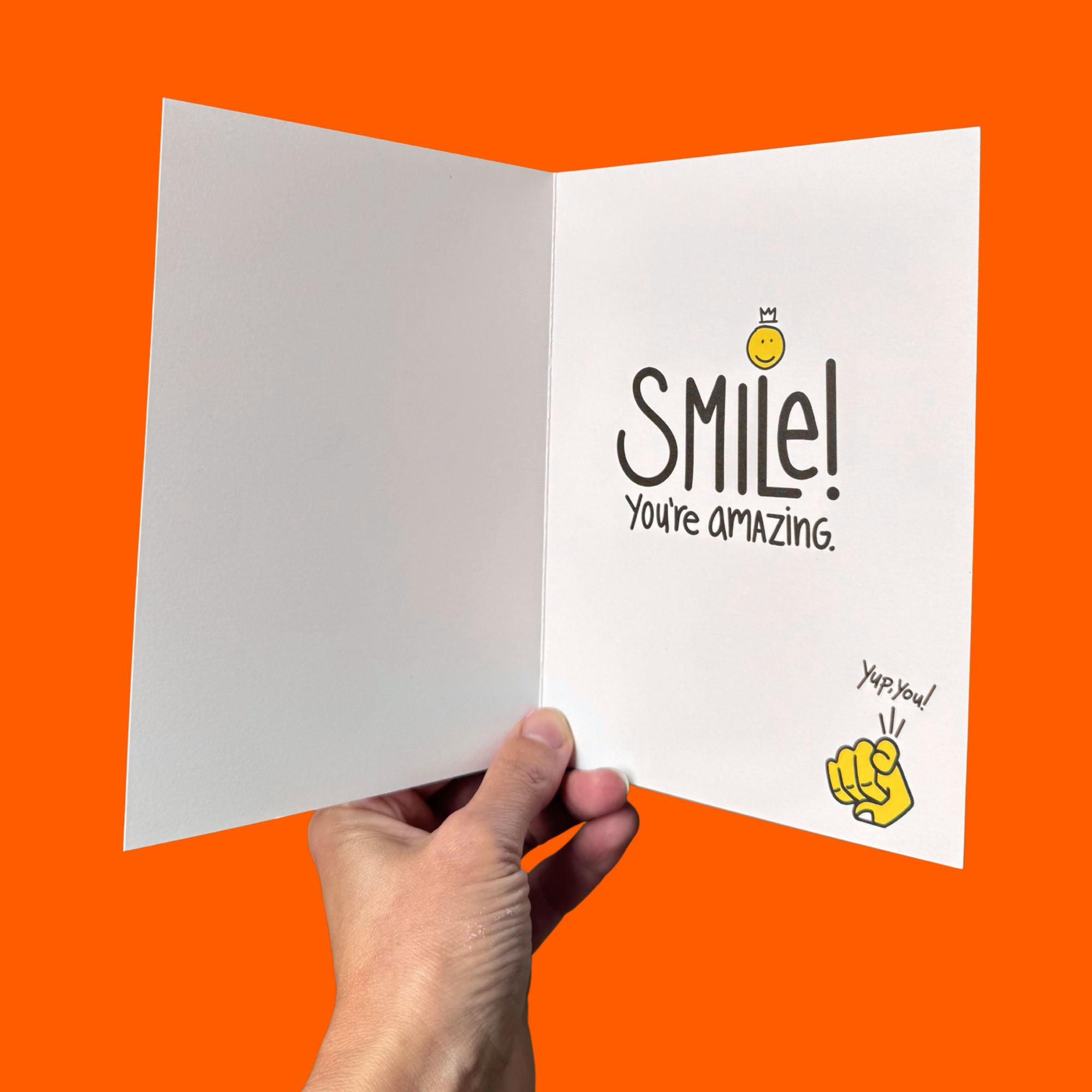 Smile, You're Amazing - Greeting Card