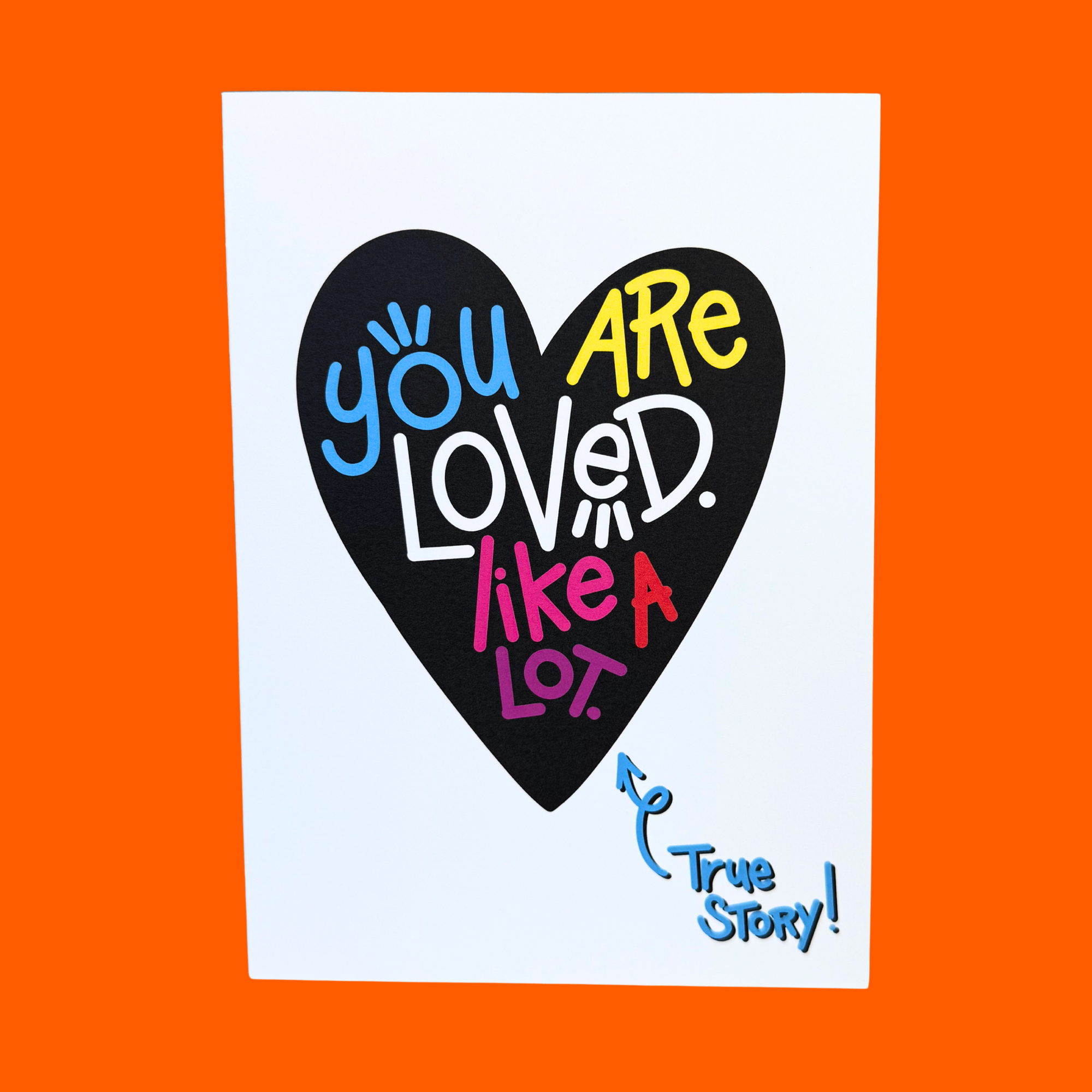 I Love You, Like a lot! - Greeting Card