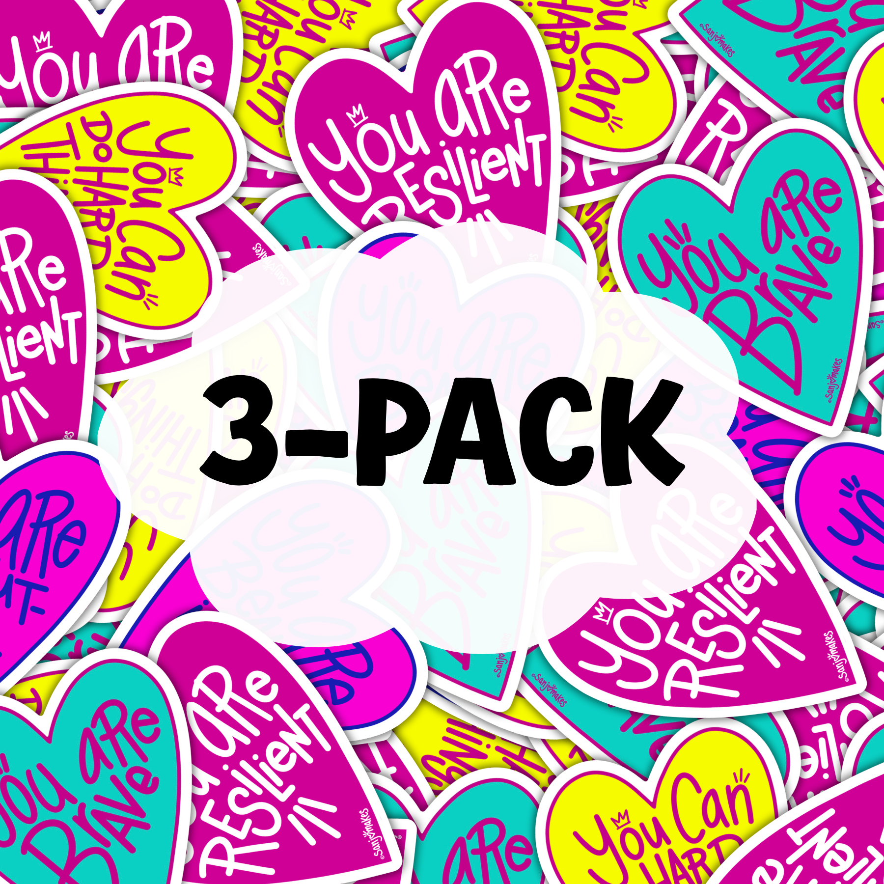 3-Pack of Mirror Clings