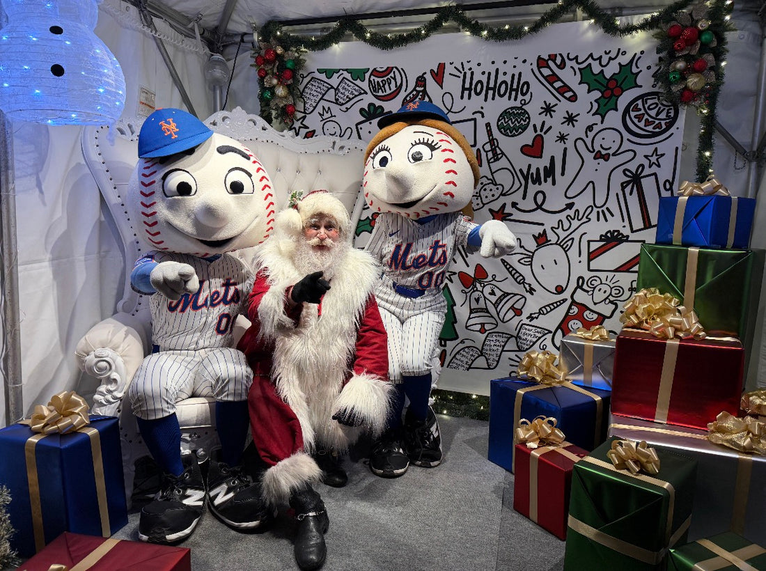 Kensico Dam's Winter Wonderland Santa Backdrop