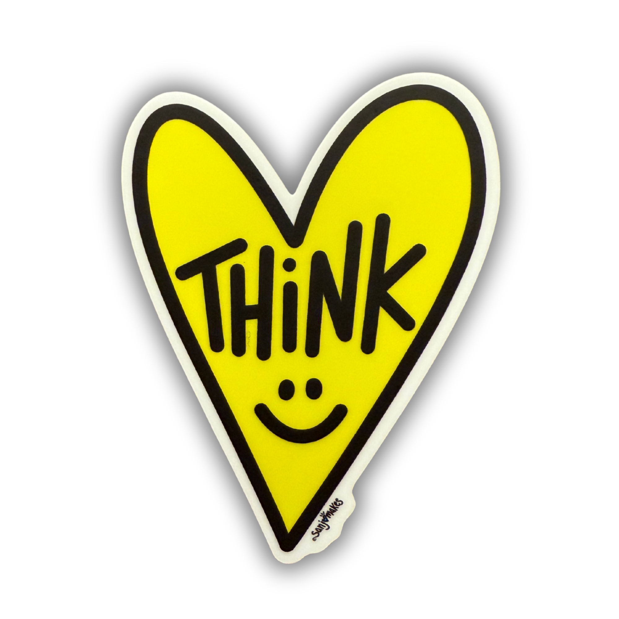 "Think Happy" Vinyl Sticker