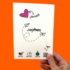Pink "You are So Loved" Greeting Card