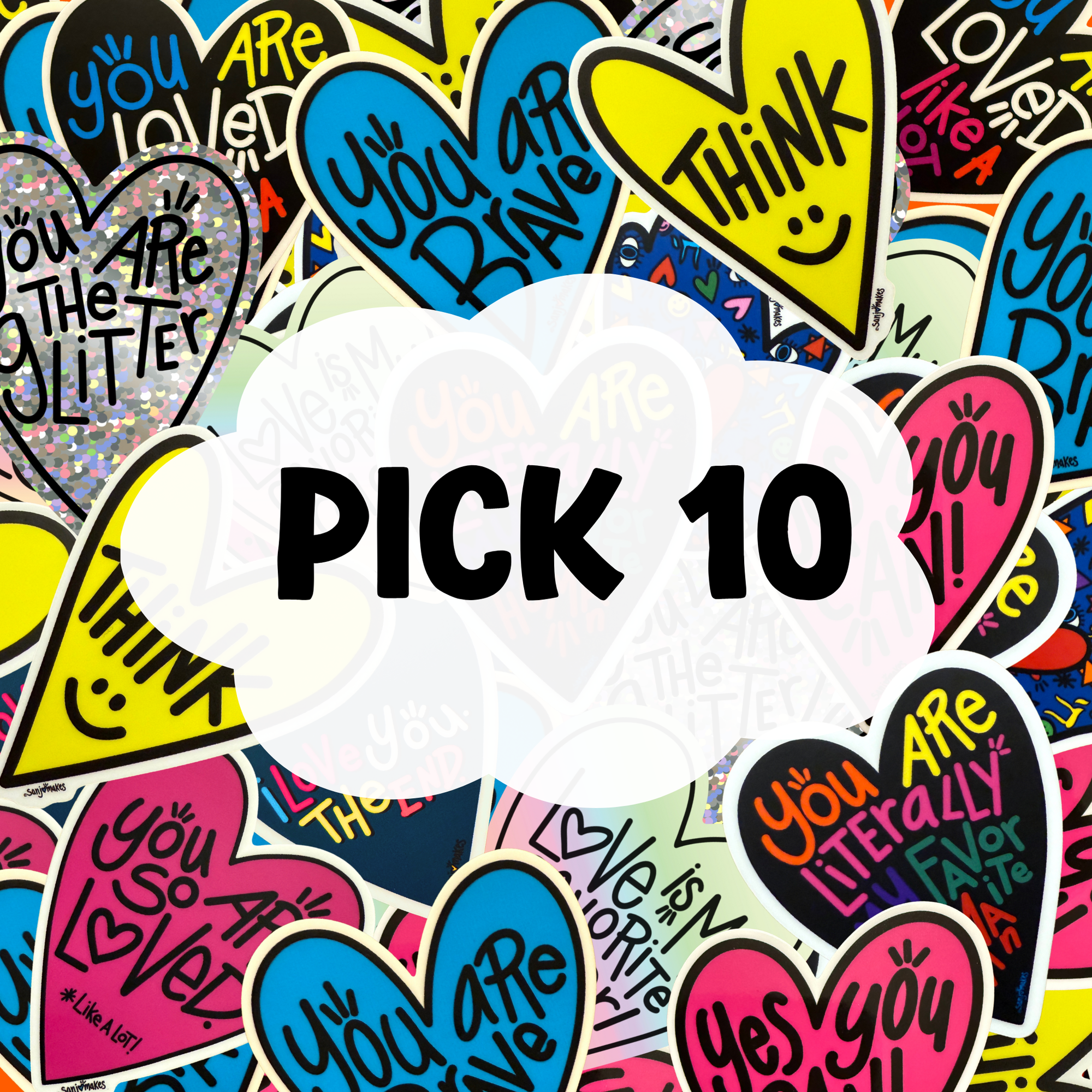 10-Pack of Stickers