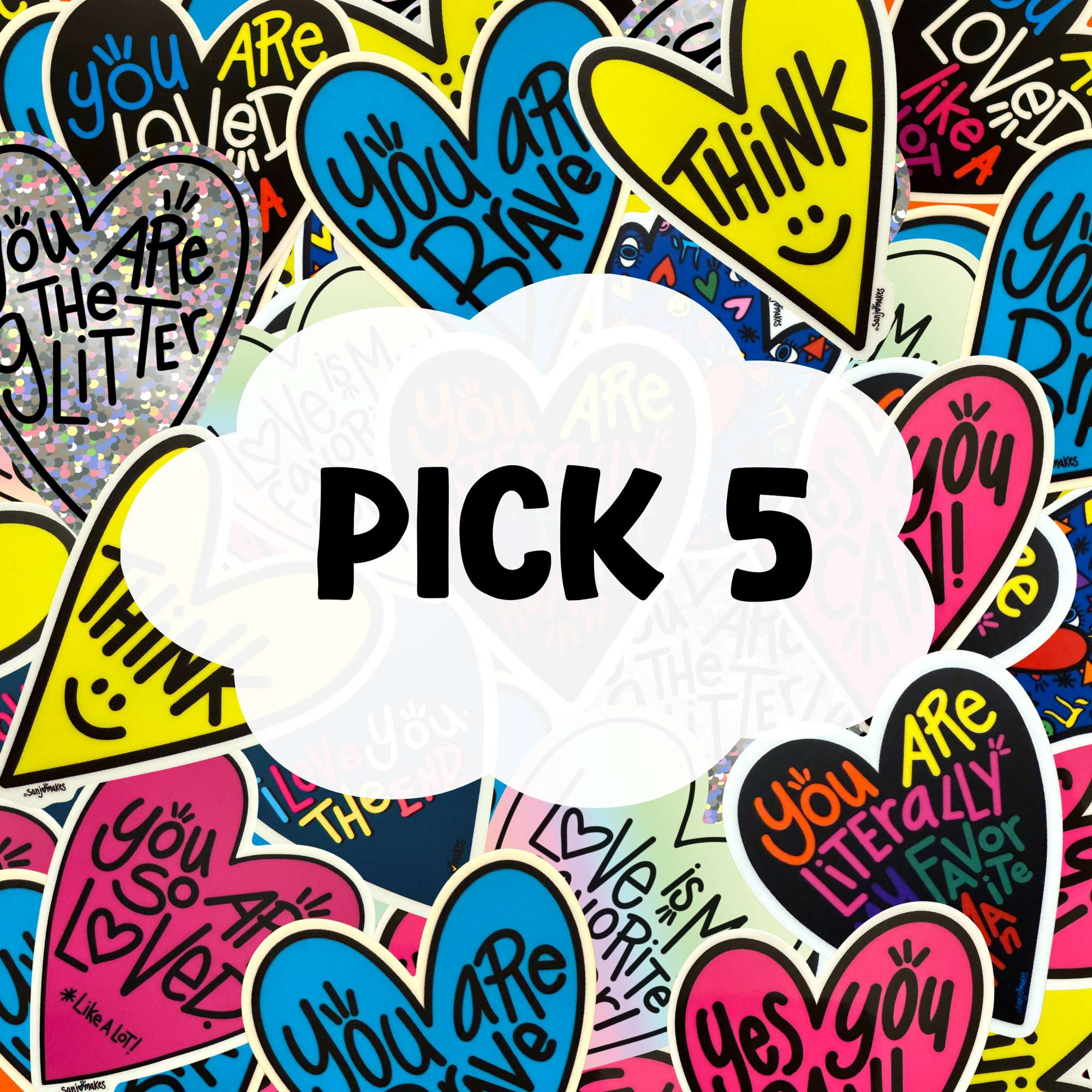 5-Pack of Stickers
